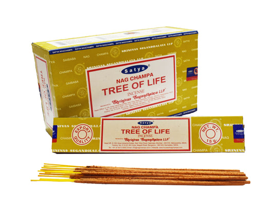 Satya Tree of Life Incense 15g 12 Sticks