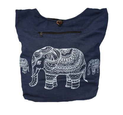 Elephant Print Sadhu Shoulder Bag