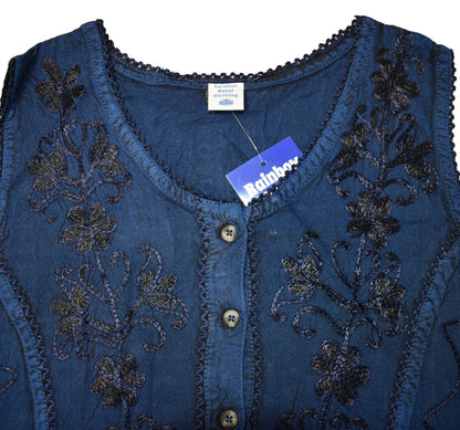 Embroidered Viscose Dress