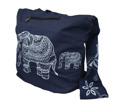 Elephant Print Sadhu Shoulder Bag