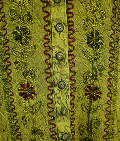 Derora Embroidered Viscose Dress