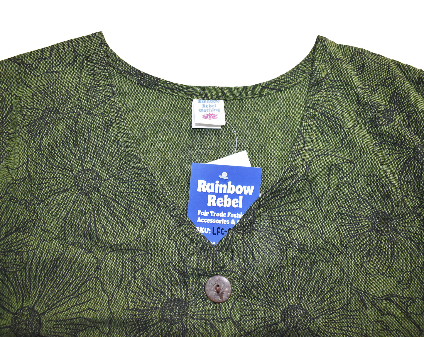 Floral Lagenlook Cotton Top