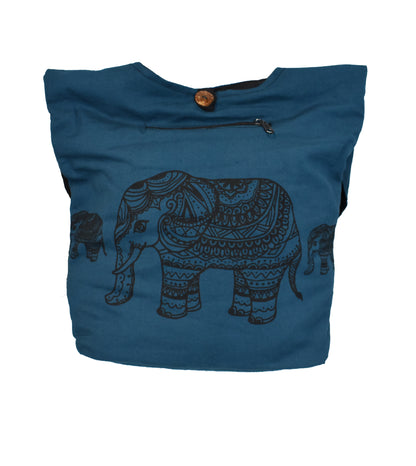 Elephant Print Sadhu Shoulder Bag