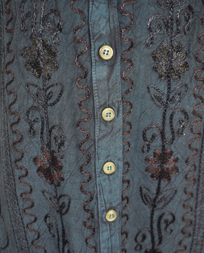 Derora Embroidered Viscose Dress