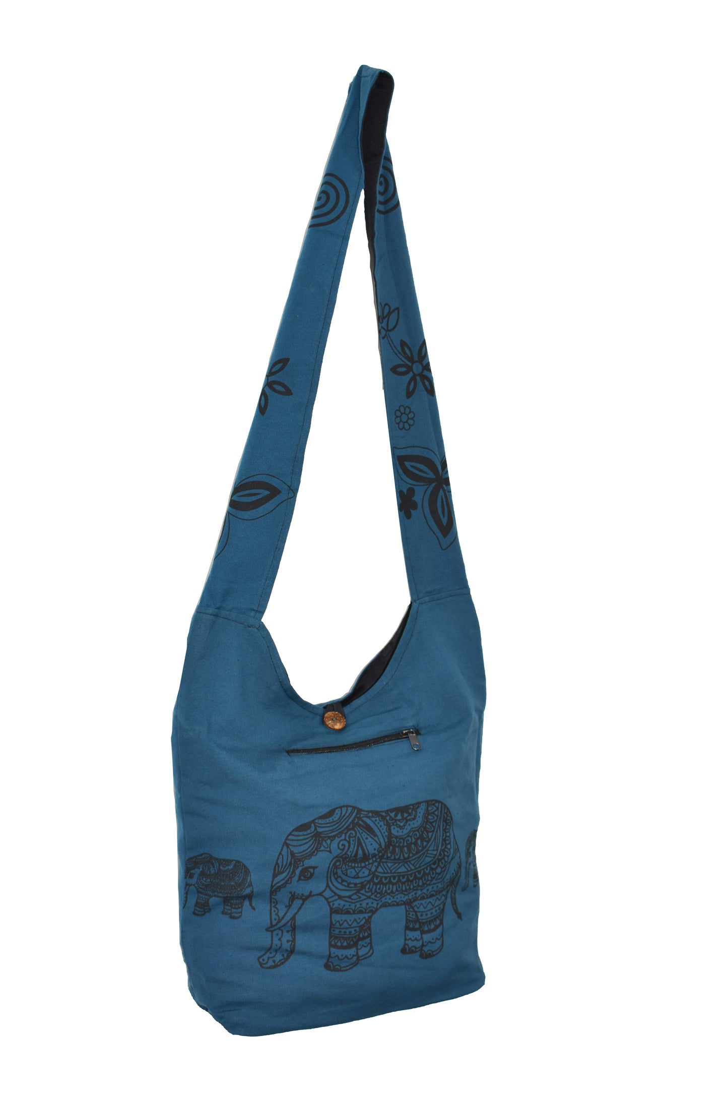 Elephant Print Sadhu Shoulder Bag