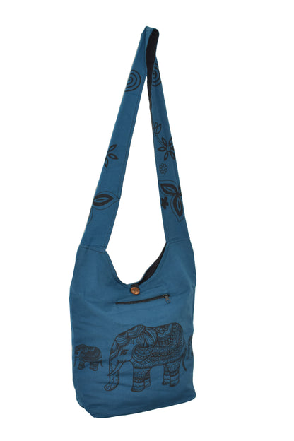 Elephant Print Sadhu Shoulder Bag