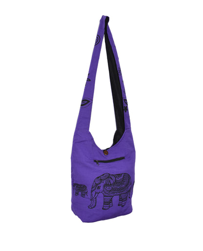 Elephant Print Sadhu Shoulder Bag