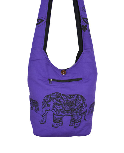Elephant Print Sadhu Shoulder Bag