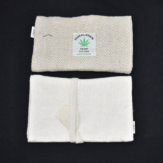Woven Hemp &amp; Cotton Tobacco Pouch