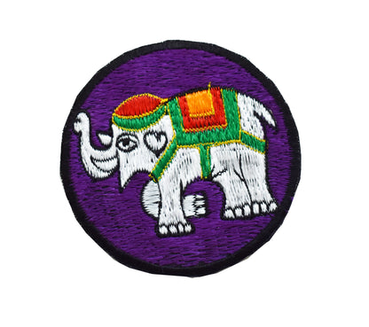 Elephant Sew on Patch 8cm