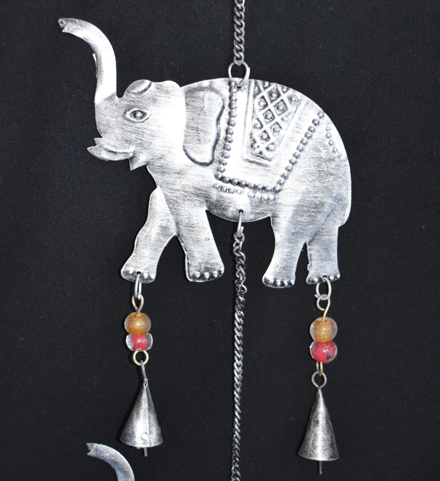Long Metal Elephant Wall Hanging
