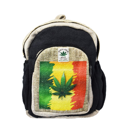 Printed Cotton & Hemp Back Pack