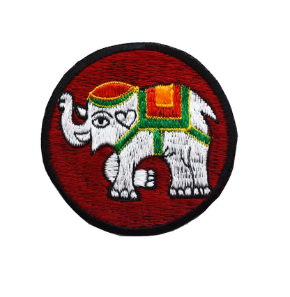 Elephant Sew on Patch 8cm