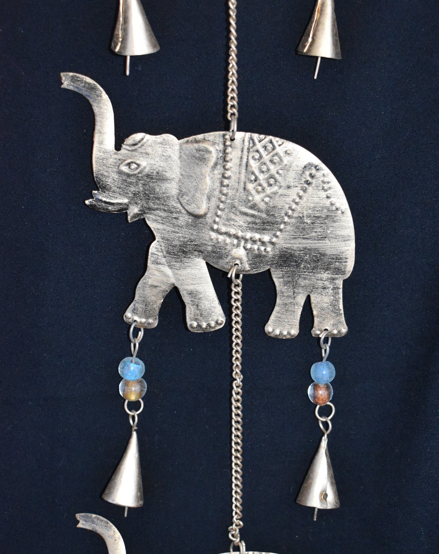 Long Metal Elephant Wall Hanging