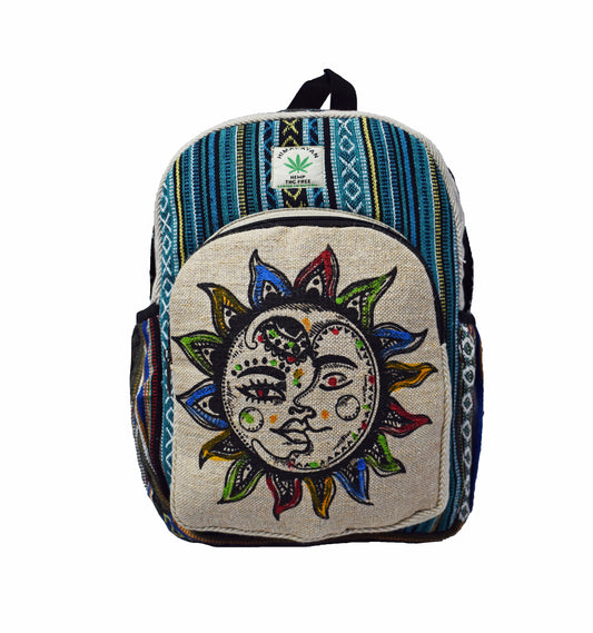 Sun & Moon Cotton Hemp Back Pack