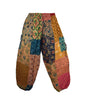 Patchwork Cotton Harem Trousers