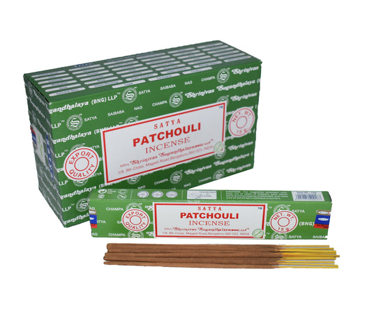 Satya Patchouli Incense 15g 12 Sticks