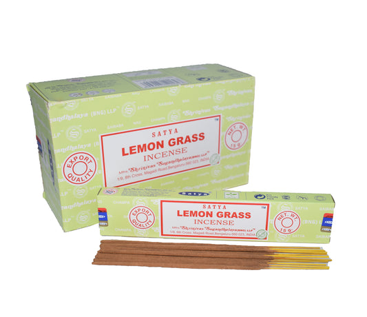 Satya Lemongrass Incense 15g 12 Sticks