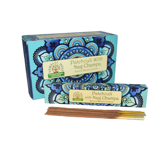 Namaste India Patchouli & Nag Champa Incense