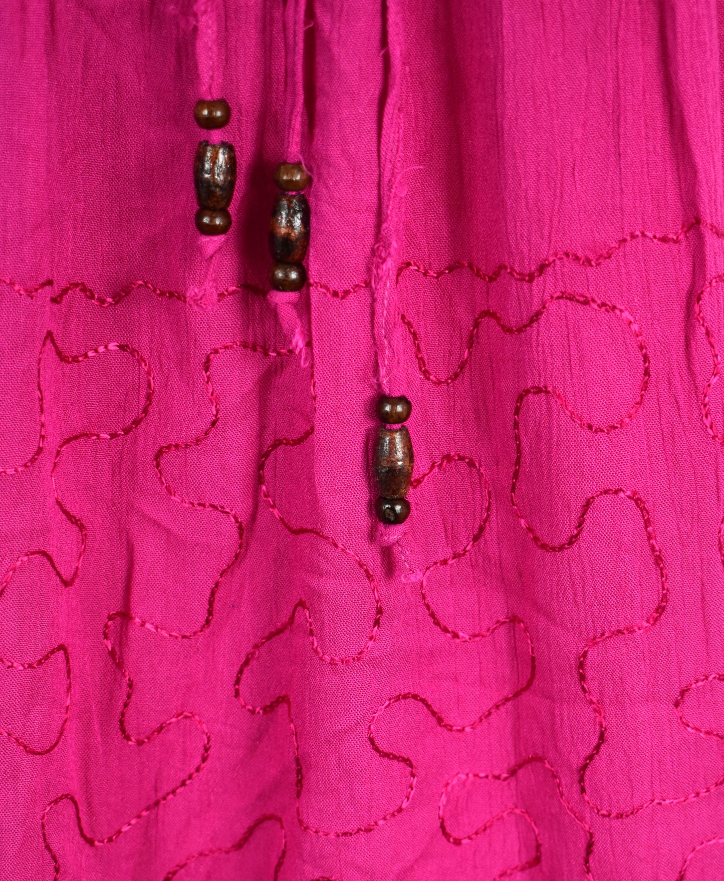 Embroidered Viscose Tunic Top