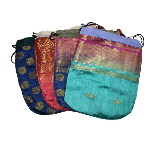 Medium Sari Silk Gift Bags (A5)