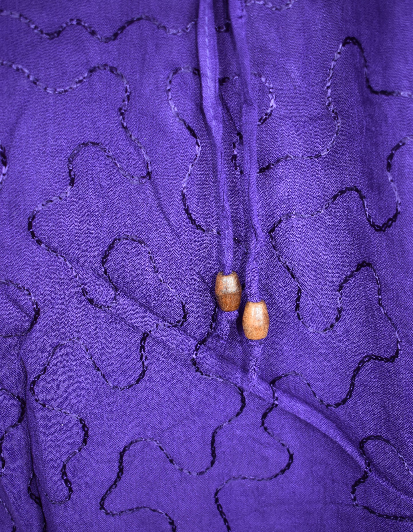 Embroidered Viscose Tunic Top