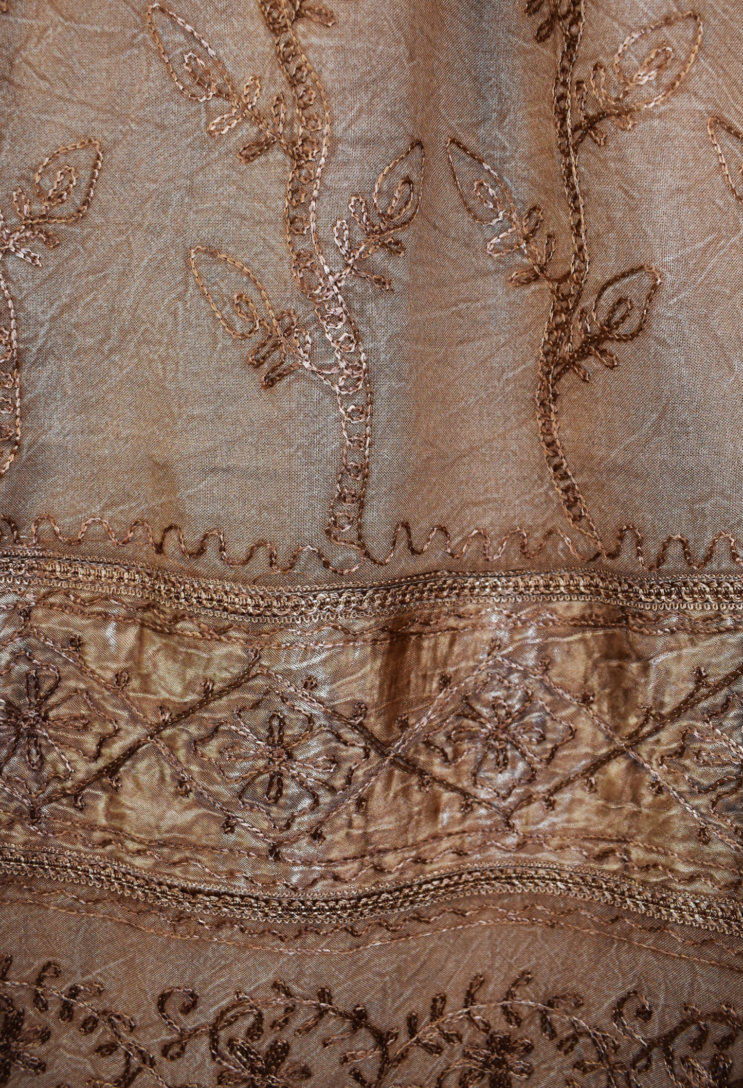 Embroidered Viscose Skirt
