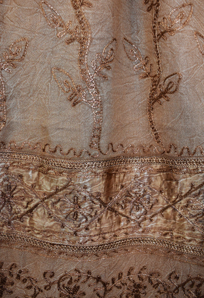 Embroidered Viscose Skirt