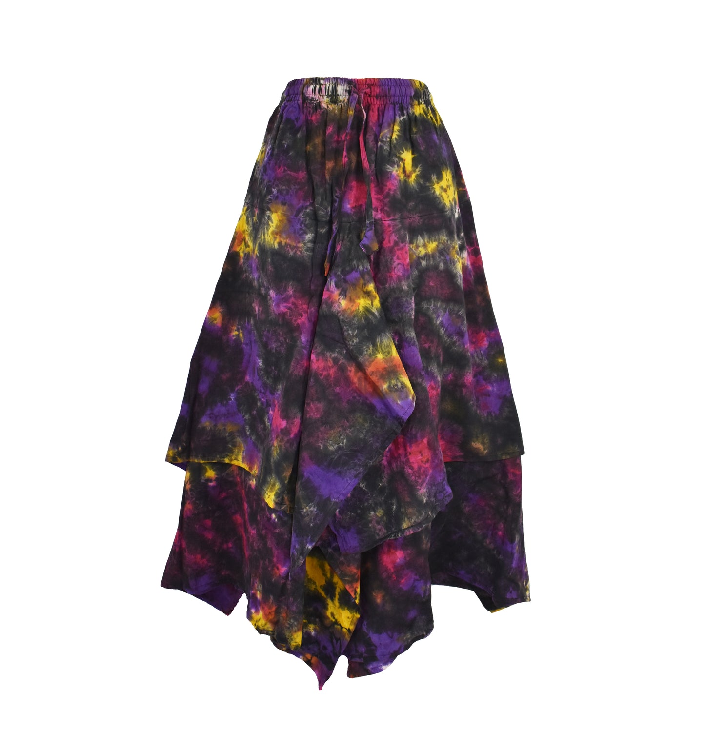 Tie Dye Pixie Hem Skirt