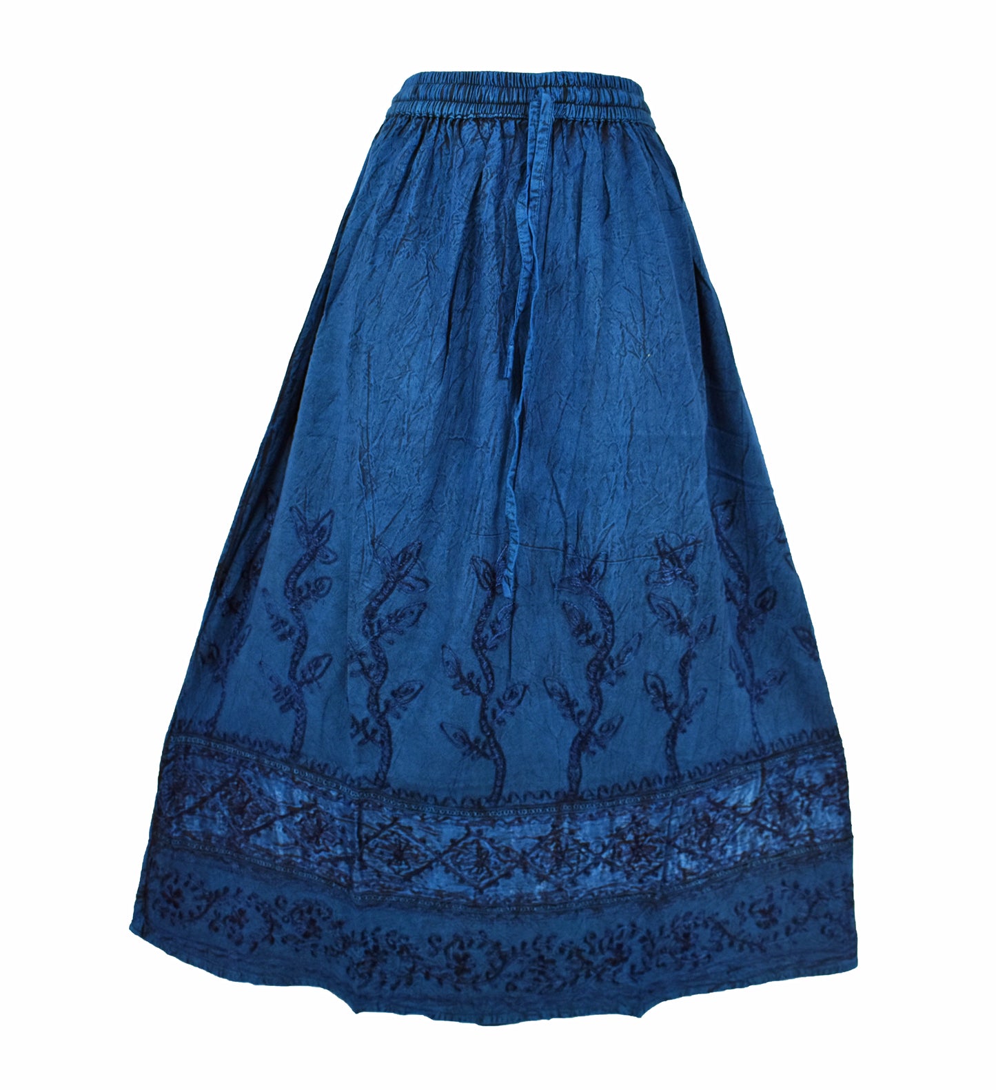 Embroidered Viscose Skirt