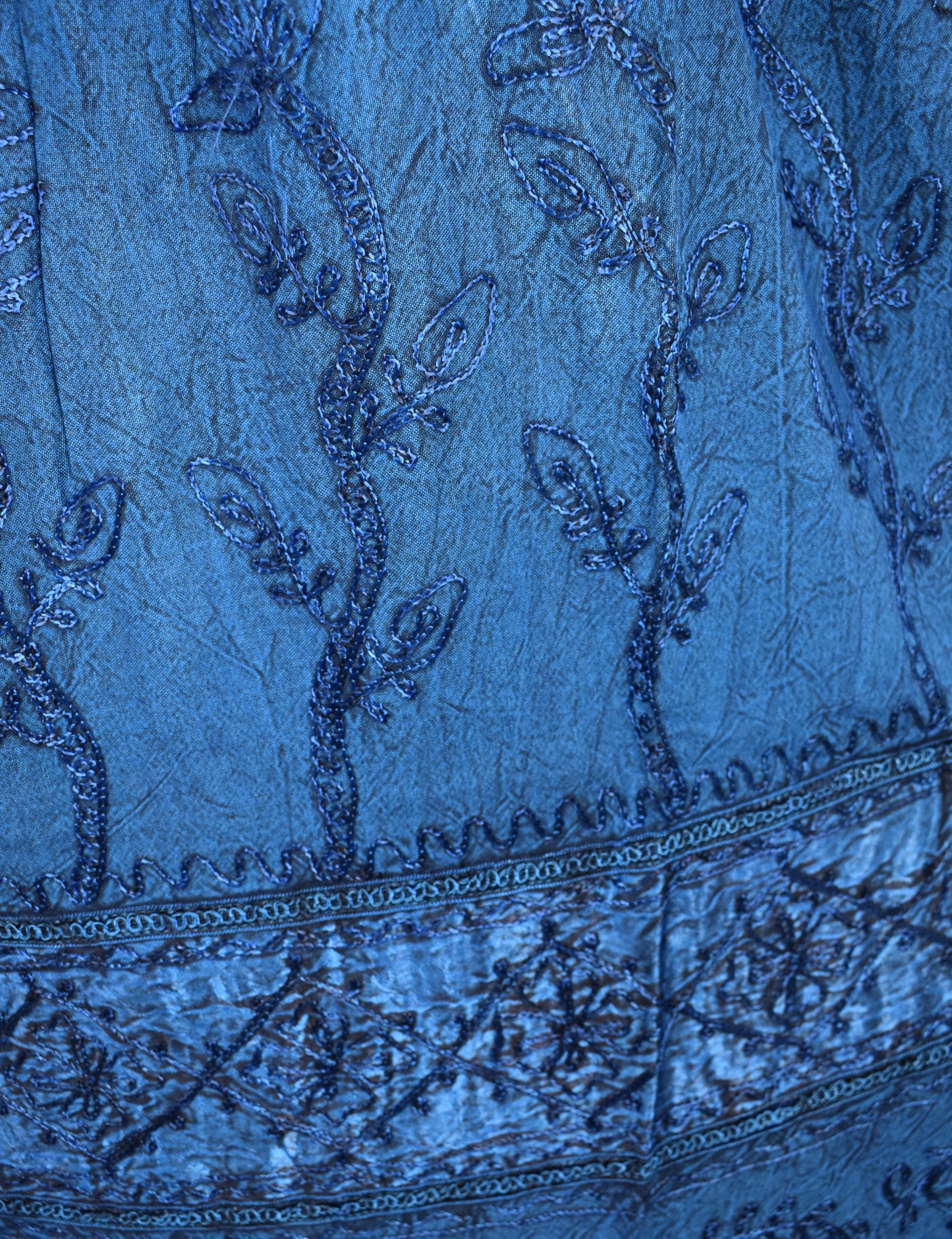 Embroidered Viscose Skirt