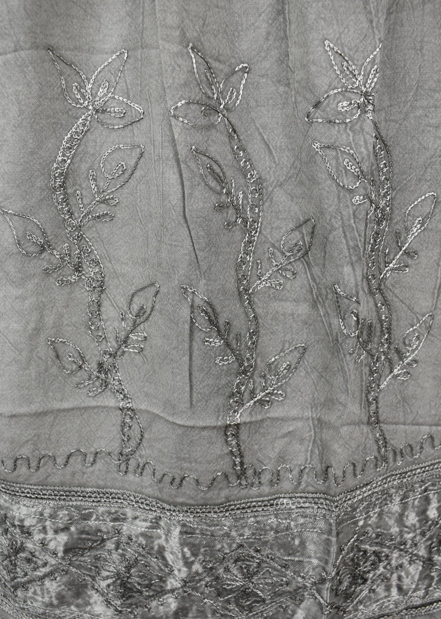 Embroidered Viscose Skirt