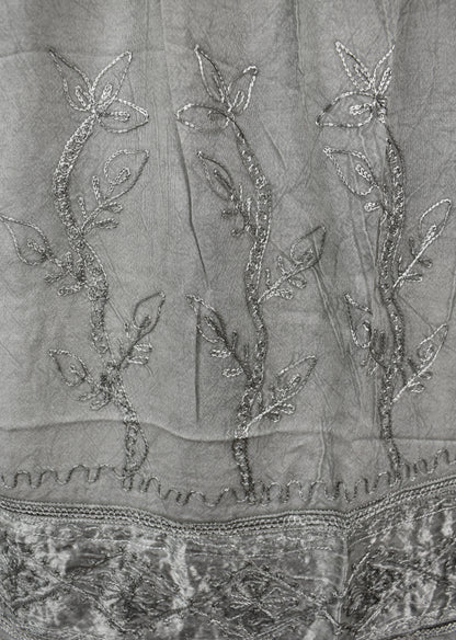 Embroidered Viscose Skirt