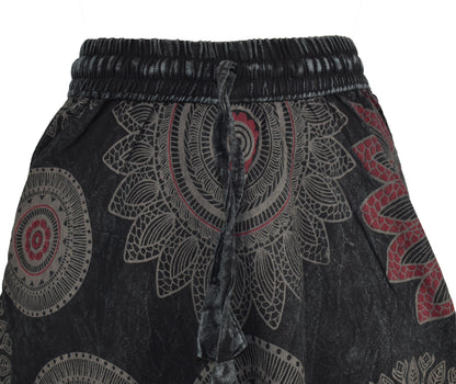 Circle Mandala Print Skirt