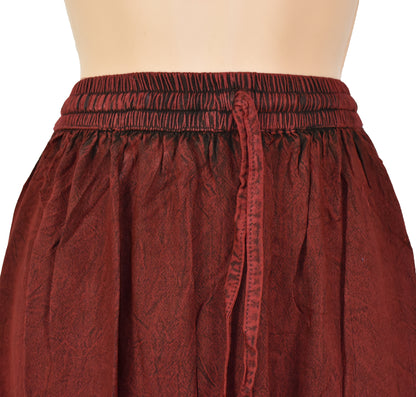 Embroidered Viscose Skirt