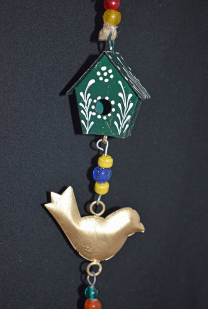 Hanging Birdbox and Bird