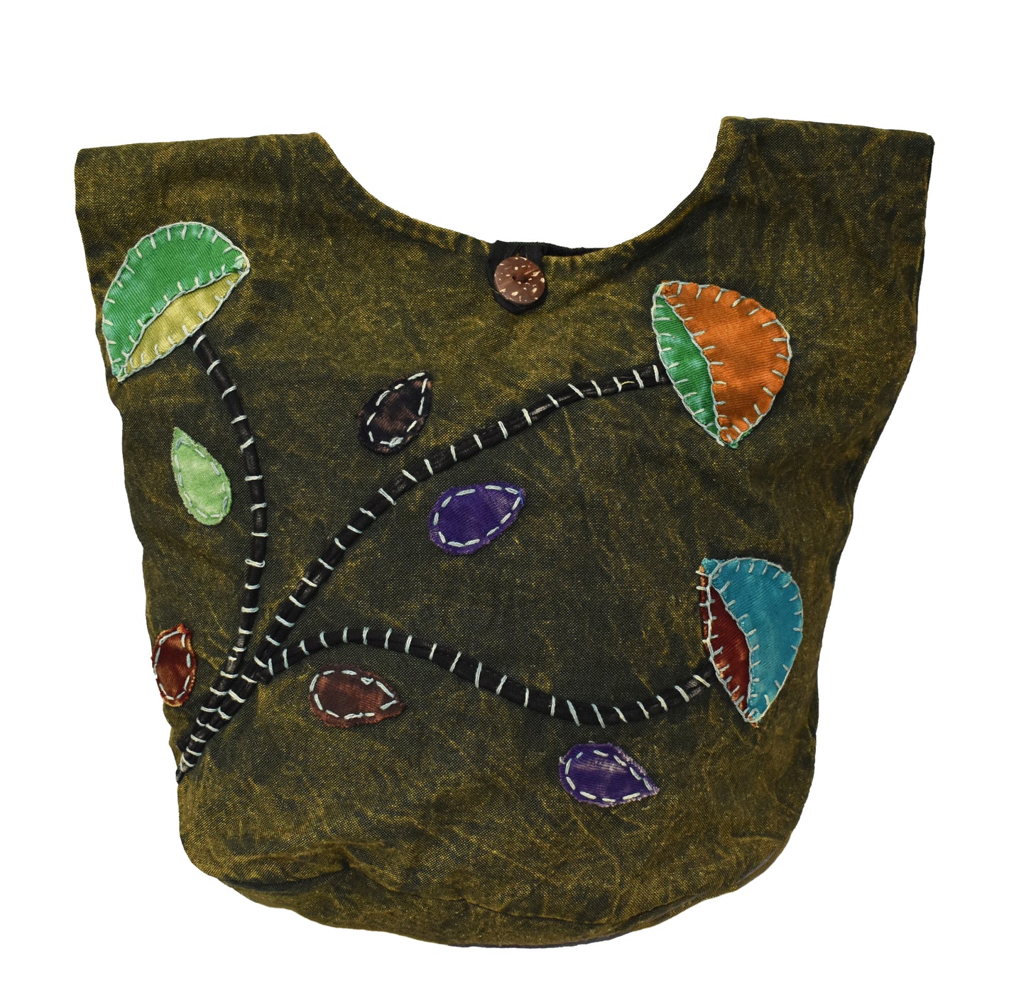 Mushroom Shoulder Monk Bag
