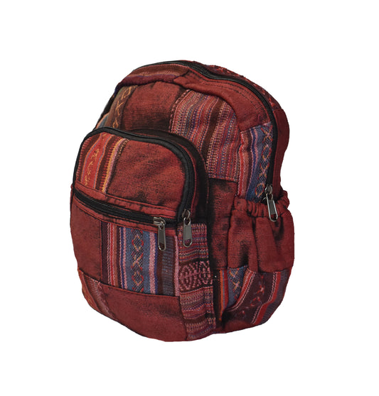 Overdyed Patchwork Cotton Back Pack Bag