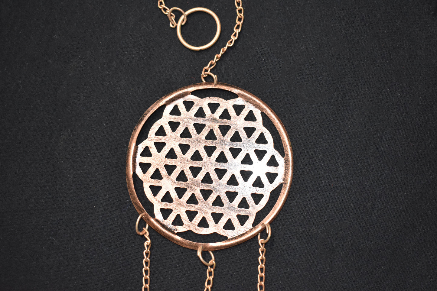 Metal Circle of Life Wall Hanging (Copper)