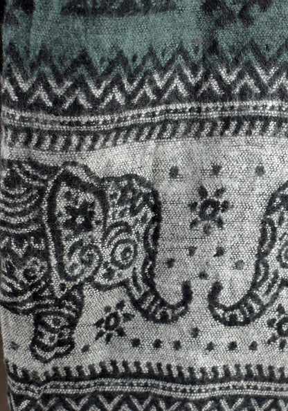 Acrylic Fleece Elephant Harem Trousers