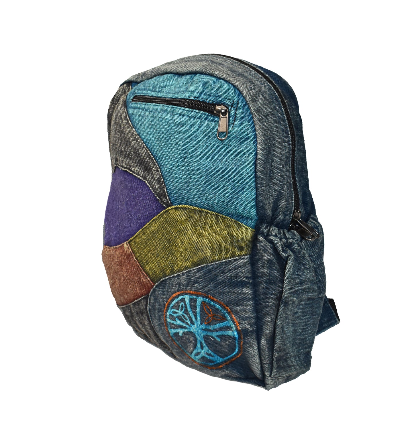 Embroidered Stonewashed Back Pack