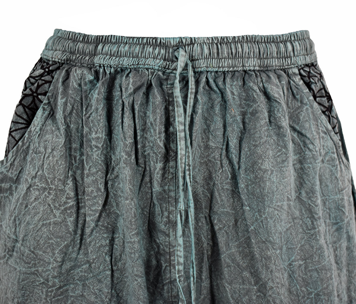Geometric Print Harem Trousers