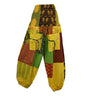 Patchwork Overdyed Shirred Waist Harem Trousers