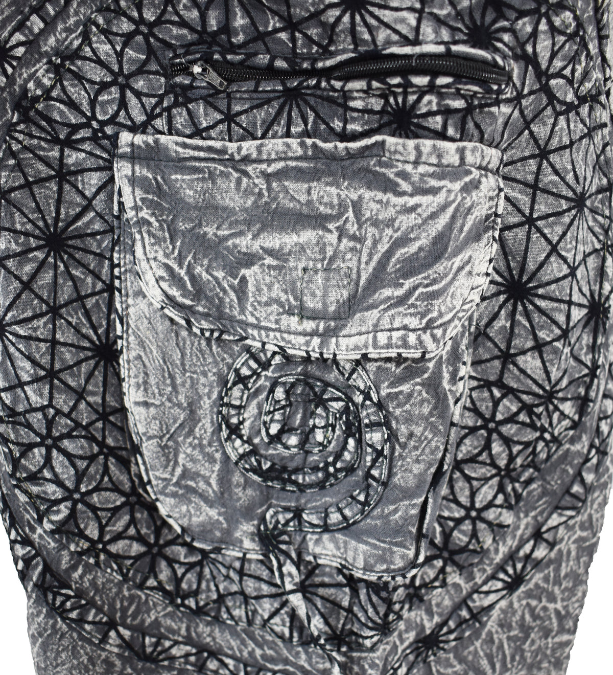 Geometric Print Harem Trousers