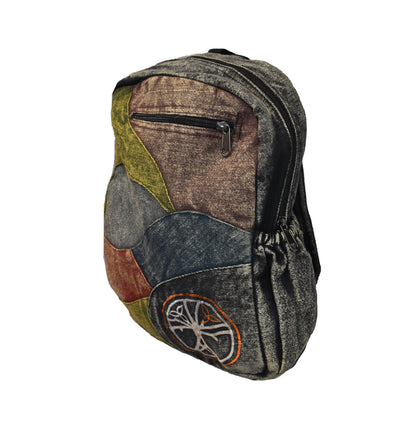 Embroidered Stonewashed Back Pack