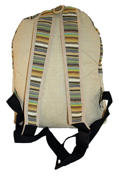 Striped Cotton Back Pack