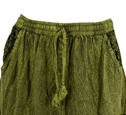 Geometric Print Harem Trousers