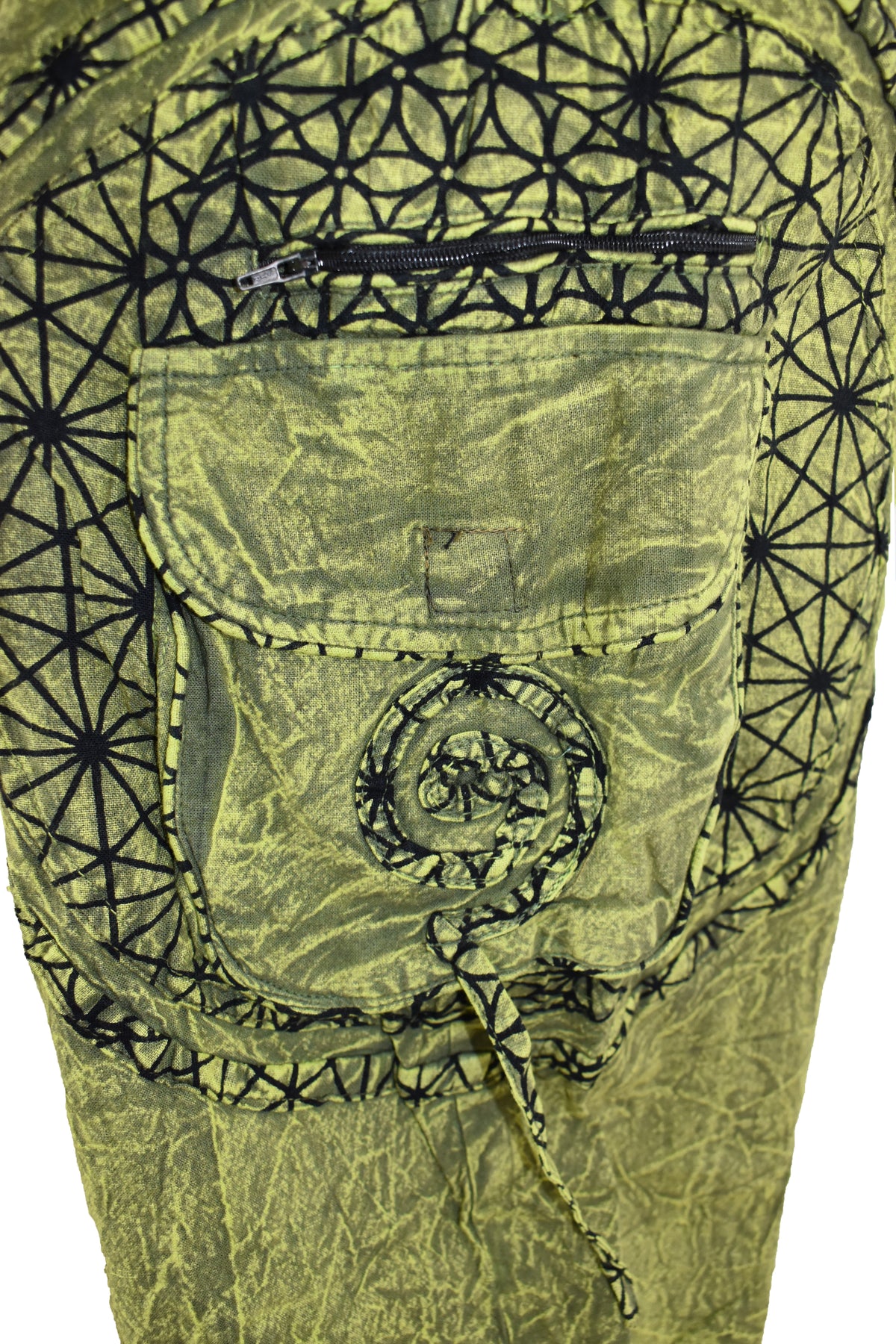 Geometric Print Harem Trousers
