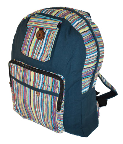 Striped Cotton Back Pack