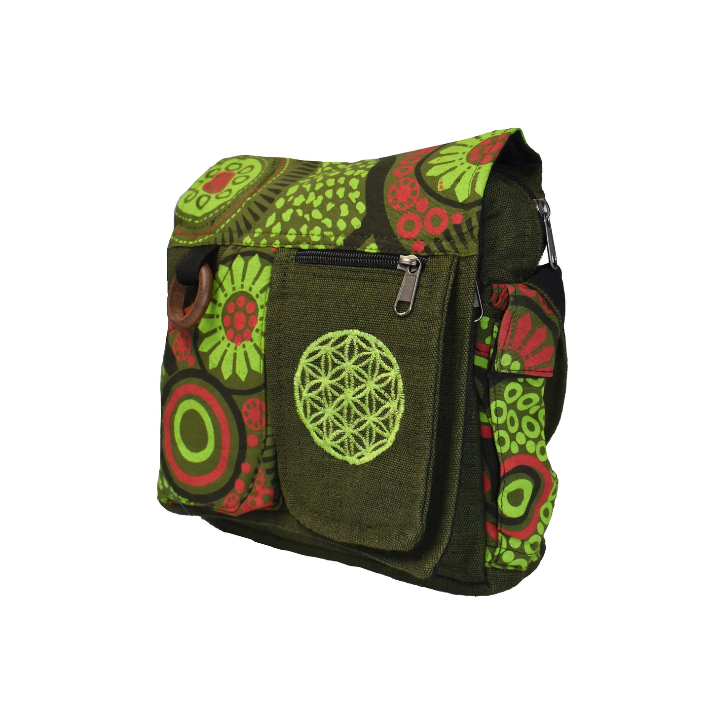Flower of Life Sacred Geometry Shoulder Bag